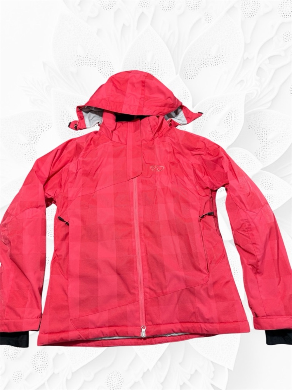 Marker Women's Bright Red Ski Jacket with Hood